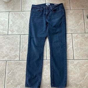 Frame Denim L'Homme Slim Jeans in Deep Blue